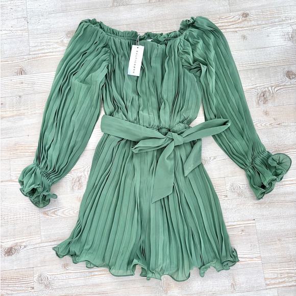 Baltic Born Dresses & Skirts - Baltic Born Green Long Sleeve Dress